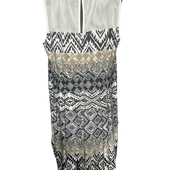 Roz&Ali, Size 18, Sleeveless , Black/White/Tan, Dress. K34 - Picture 6 of 7